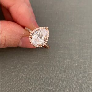Pandora Tear Drop Rose Gold Ring
